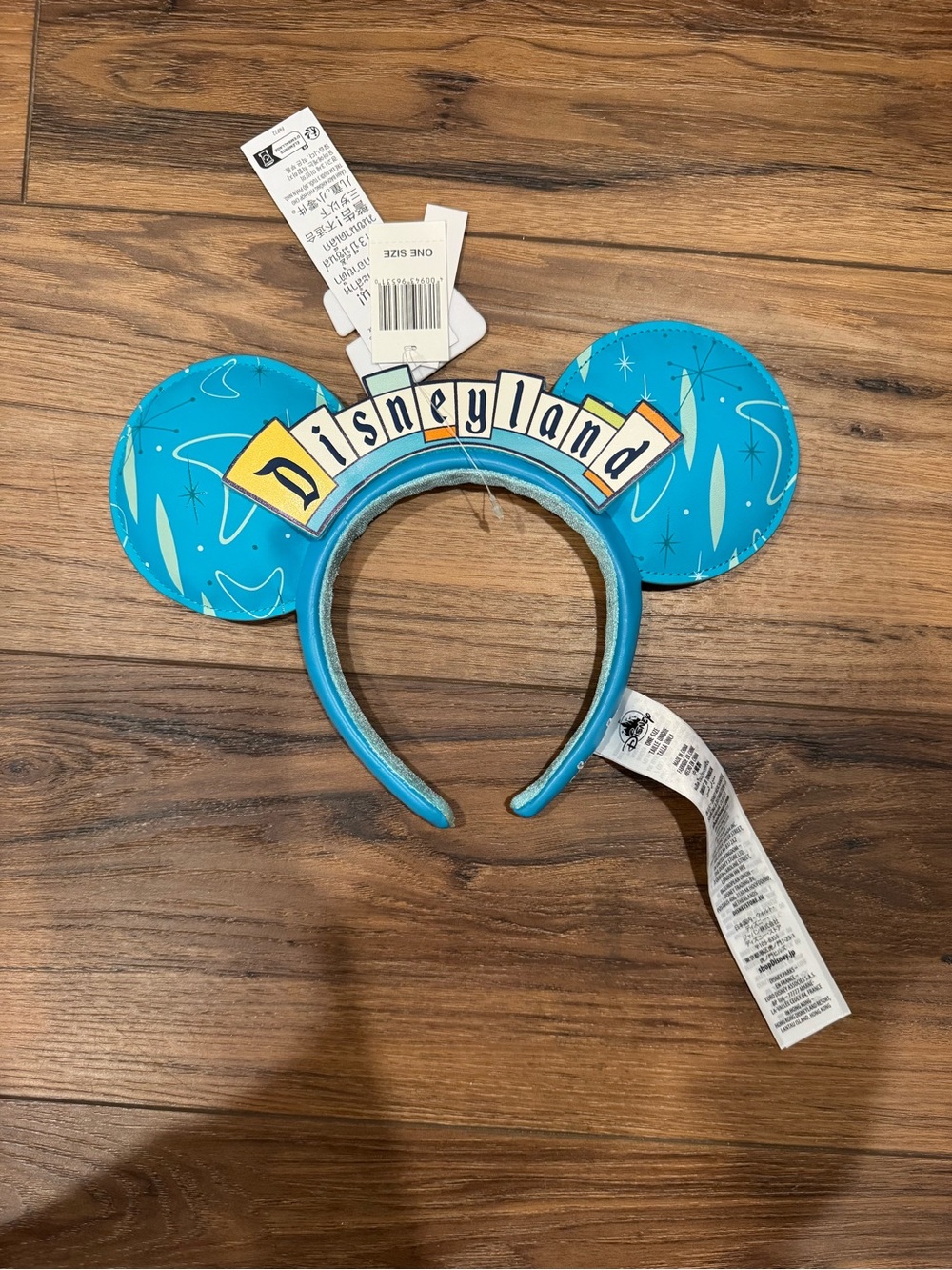 Disney Teal Blue Mickey Ears Headband